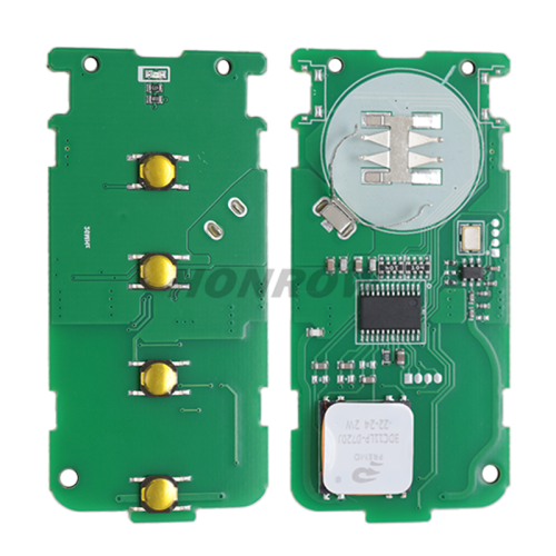 After Maket For Mitsubishi 3+1 button keyless smart remote key with 315mhz & PCF7952 chip FCC ID:OUC644M-KEY-N