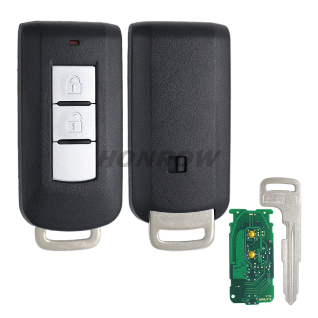 For after market Mitsubishi M003 Smart Key 2Button - GHR-M004 - 434MHz 47 Chip FCCID: GHR-M004