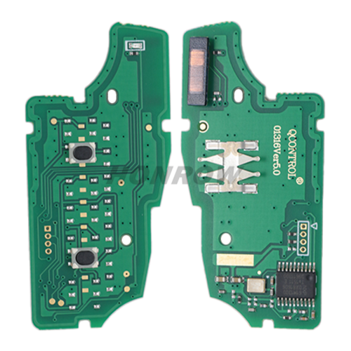For Nissan 2 button remote key with 433mhz with 7961M chip