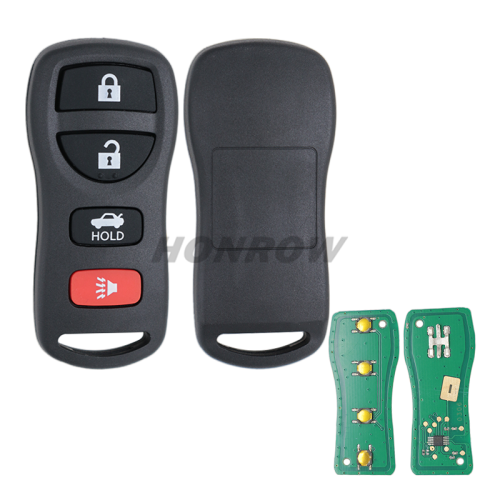 For Nissan 4 buuton remote key 315Mhz