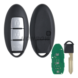 For Nissan 3 button remote key 433.92mhz, chip: smart46-PCF7952 Continental:S180144018 CMIIT ID:2011D2917 TRC /LPD/2011/78 KCC-CRM-TAL-S180144014