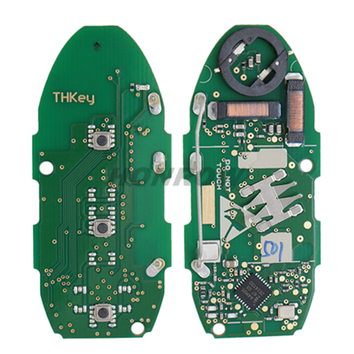 For Nissan 3 button remote key with light 433.92mhz,  PCF7952   FCC ID: KR5S180144014
