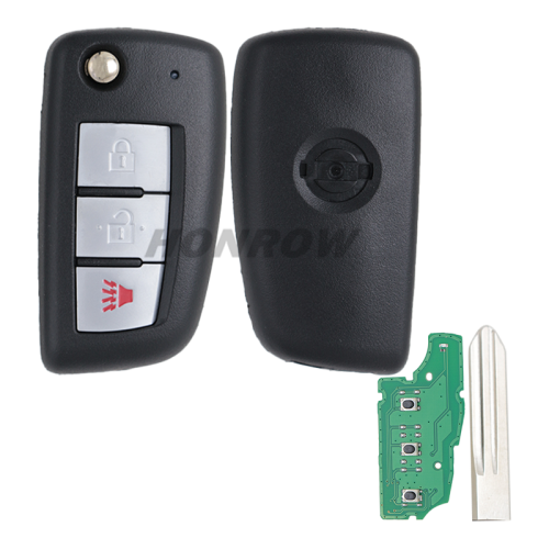 For Nissan 3 button remote key with 315mhz (electronic wave modle )