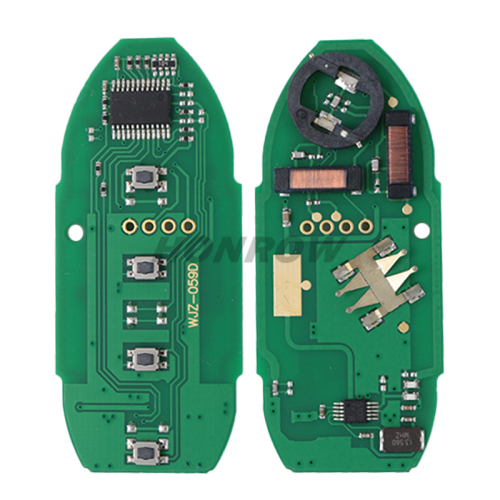 For Nissan 4 button Smart Remote Car Key with 433MHZ PCF7952A / HITAG 2 / 46 CHIP FCC ID:   CWTWB1U787