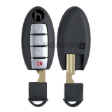 For Nissan 4 button Smart Remote Car Key with 433Mhz PCF7945/HITAG AES (4A CHIP) CONTINENTAL NR : S180144313 FCCID: KR5S180144014