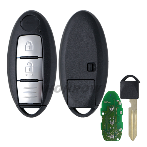 For Nissan 2 button Smart Remote Car Key with 433.92MHz NCF29A1M / HITAG AES / 4A CHIP Continental: S180144500  FCC ID: KR5TXN1