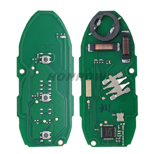 For Nissan Teana 3 button keyless  remote key 433.92mhz, chip:7945M  (4Achip) Continental:S180144311 CMIIT ID:2014DJ6447
