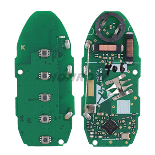 For Nissan Proximity  Keyless 5 button Smart Remote Car Key with 433Mhz NCF29A1M / HITAG AES / 4A CHIP  Continental: S180144906 FCC: KR5TXN7