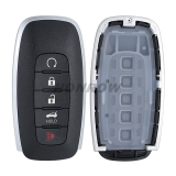 For Nissan 4+1 Button smart key with FSK 433.92MHz  NCF29A1M HITAG AES 4A CHIP FCC ID: KR5TXPZ3  IC: 7812D-TXPZ3