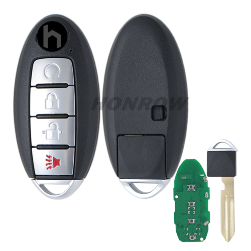 For Nissan 4 button Smart Remote Car Key with 433MHZ 4A chip  FCC ID: KR5TXN3 IC: 7812D-TXN3 Continental#: S180144503