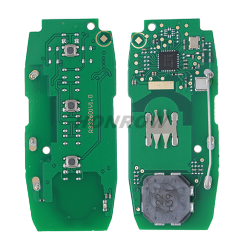 For Nissan 2+1 Button smart key with 433MHz NCF29A1M  HITAG AES 4A CHIP FCC ID: KR5TXPZ1  PN: 285E3-5MR1B