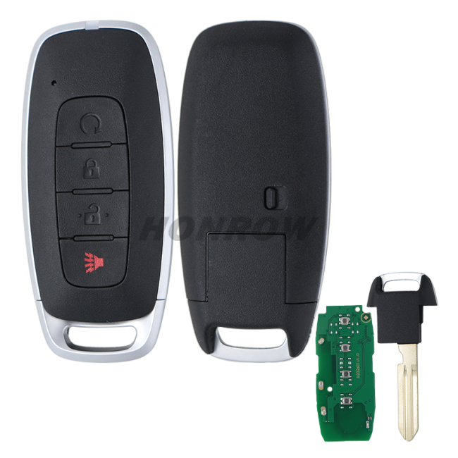 For Nissan 3+1 Button smart key  with 434MHz NCF29A1M HITAG AES 4A CHIP PN: 285E3-6RA5A