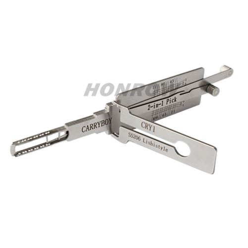 Lishi Tool CRY1 SS206  2 in 1 lock pick lishi style lock pick  2 in 1 tool