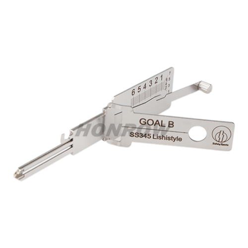 Lishi Tool GOAL B SS345 2 in 1 lock pick lishi style lock pick  2 in 1 tool For Japan