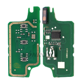 For Peugeot 3 button flip remote key with VA2 307 blade (With trunk button)  433Mhz ID46 PCF7961 Chip FSK Model