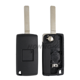 For Peugeot 3 button flip remote key with VA2 307 blade (With trunk button)  433Mhz ID46 PCF7961 Chip ASK Model