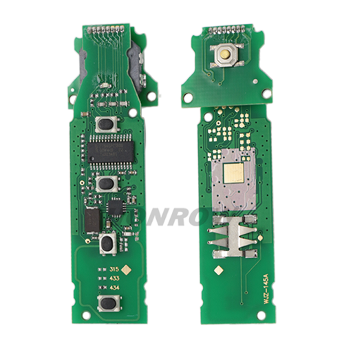 For Por 4+1 button keyless remote key with PCF7945PC1800 Chip 434mhz