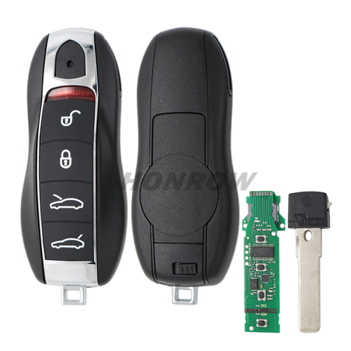 For Por 4 button keyless  remote key with PCF7953PC1800 Chip 433mhz
