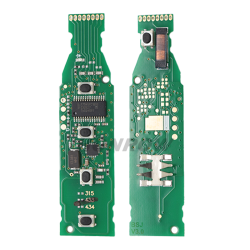 For Por 3 button non-keyless remote key with PCF7945PC1800 Chip 433mhz
