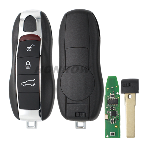 For Por 3 button non-keyless remote key with PCF7945PC1800 Chip 315mhz