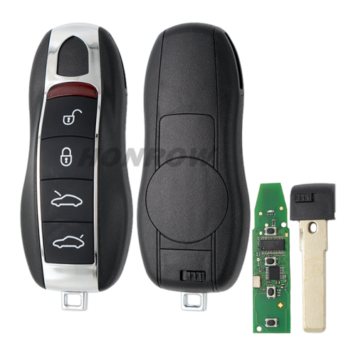 For Por 4 button non-keyless  remote key with PCF7953PC1800 Chip 315mhz