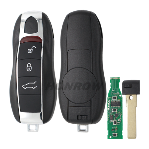 For Por 3 button non-keyless remote key with PCF7945PC1800 Chip 433mhz