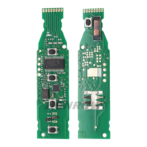 For Por 4 button non-keyless remote key with PCF7945PC1800 Chip 433mhz