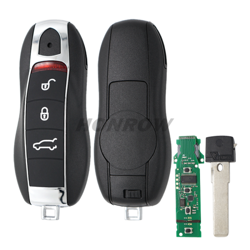 For Por 3 button keyless  remote key with PCF7953PC1800 Chip 433mhz