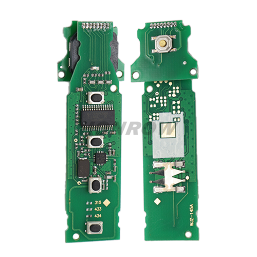 For Por 3 button keyless remote key with  PCF7953PC1800 Chip 434mhz