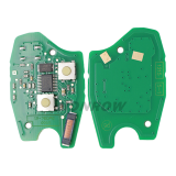 For Renault 2 button remote key with 433mhz & 7961M(HITAG AES) chip no blade