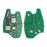 After market For Renault Clio3/Kangoo/Trafic 2 button remote key with 433Mhz and ID46 original PCF7946    (before 2008 year)