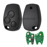 For Renault Clio3/Kangoo/Trafic 3 button remote key with 433Mhz and ID46 7946   (before 2008 year)