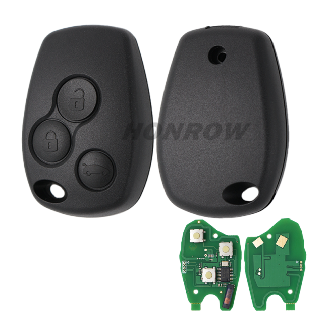 For Renault Clio3/Kangoo/Trafic 3 button remote key with 433Mhz and ID46 7946   (before 2008 year)