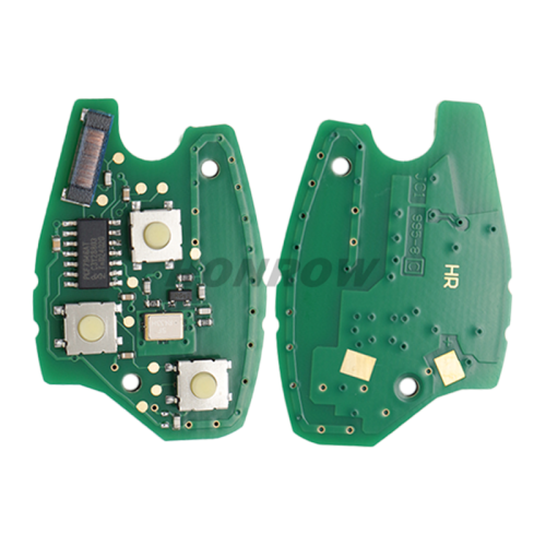 After market For Renault Clio3/Kangoo/Trafic 3 button remote key with 433Mhz and ID46 original PCF7946  (before 2008 year)