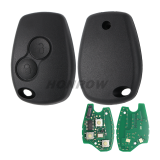 After make For Renault Clio3/Kangoo/Trafic 2 button remote key with 433Mhz and ID46  original PCF7947  (after 2008 year)