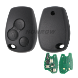 After market For Renault Clio3/Kangoo/Trafic 3 button remote key with 433Mhz and ID46 original PCF7946  (before 2008 year)