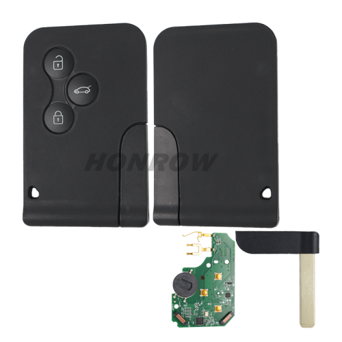 For Renault Megane keyless go 3 button remote key with PCF 7942A chip-434mhz