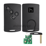 After Market for Renault Megane&Laguna &Scenic Car keyless 4 button Remote key  with PCF7952 Chip and 433.9Mhz （Include PCF7941 chips function）