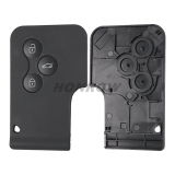 For Renault Megane 3 button remote key with 433Mhz original PCF7947 Chip (Without Logo)