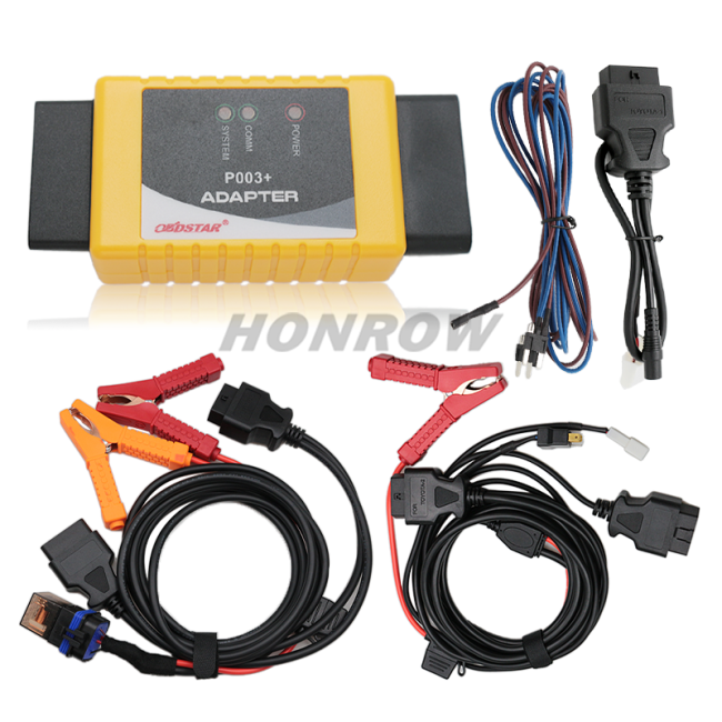 OBDSTAR P003+ Adapter Full Package with TOYOTA 8A Cable + Ford All Key Lost Cable Work with X300 DP Plus and Pro4，G3