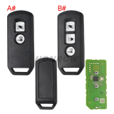 XHORSE VVDI XZBTM1EN 2/ 3 button remote key for HONDA motorcycles support honda motorcycles key support regenerate and reuse. please choose the key button.