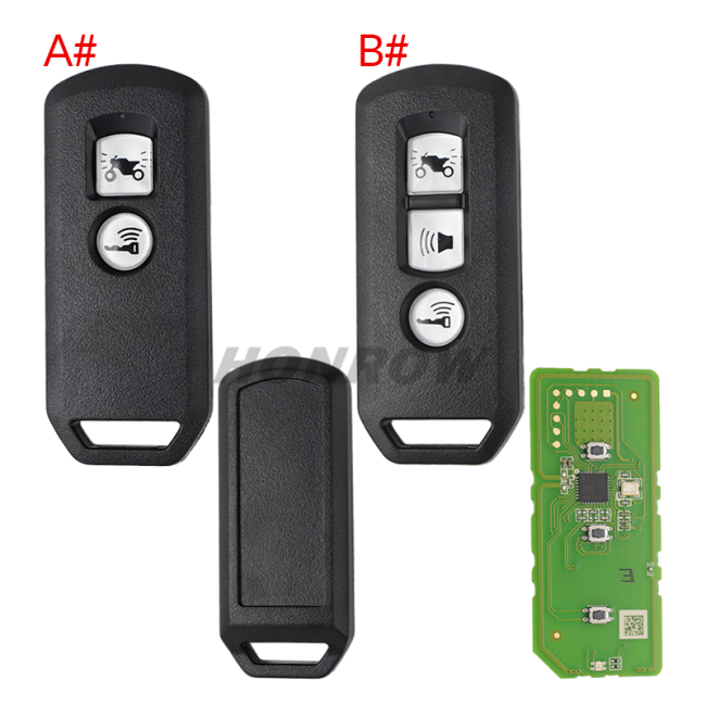XHORSE VVDI XZBTM1EN 2/ 3 button remote key for HONDA motorcycles support honda motorcycles key support regenerate and reuse. please choose the key button.