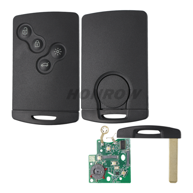 After Market For Renault  Clio 4/Captur Keyless Smart Key with PCF7953M / HITAG AES / 4A CHIP clio iv, captur,(2013-2017) P/N.285971998R