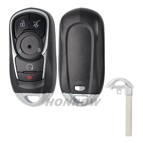 For Opel 4+1 button smart remote key blank