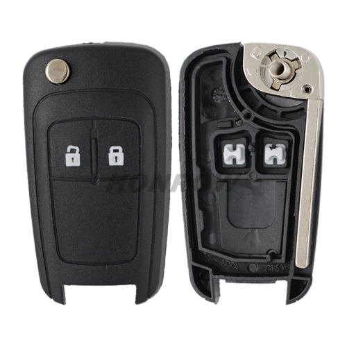 For Opel 2 button remote key with 434mhz  G4-AM433TX 13271922 000274 PCF7941 chip  After market