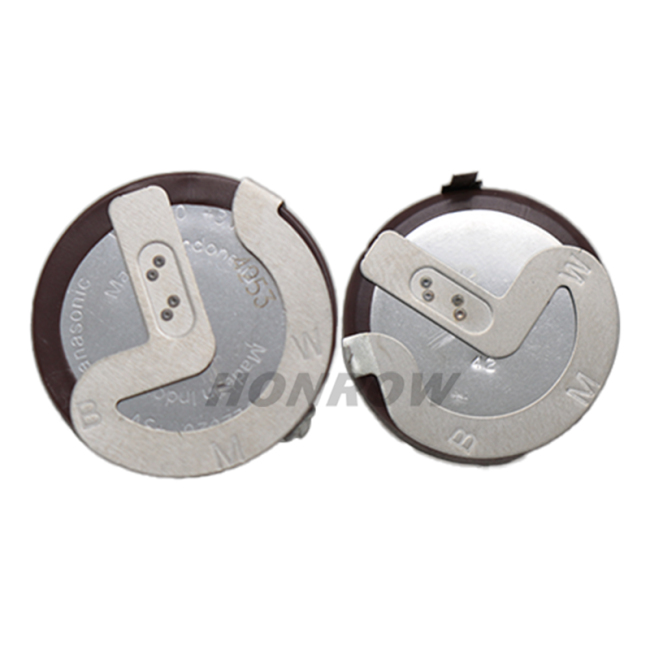 Panasonic VL2020 Rechargeable Lithium Battery with Legs 90 Degrees 3V