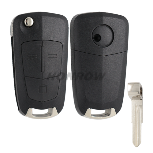 For Opel Antara 3 button remote key blank