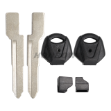 For Yamaha Motorcycle transponder key blank with right blade
