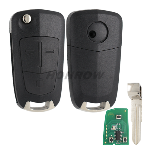 For Opel Antara 2 button Remote Key with 433MHz ASK 46 chip