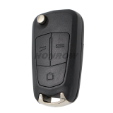 For After Make Op Vect C 3 button flip remote key with 434mhz PCF7946 chip Genuine Part Number: 13189118
